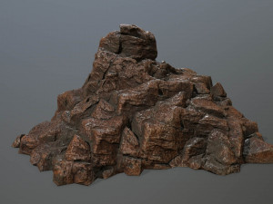 rock set 3D 모델