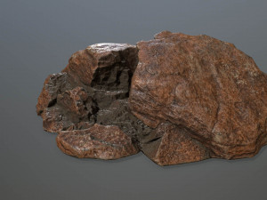 rock set 3D 모델