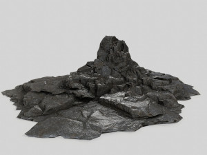 rock set 3D Модель