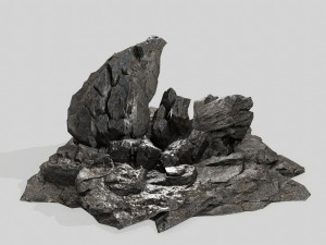 rock set 3D Модель