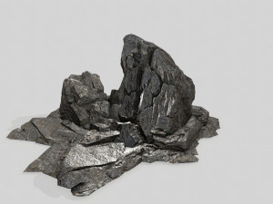 rock set 3D Модель