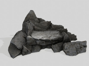 rock set 3D Модель