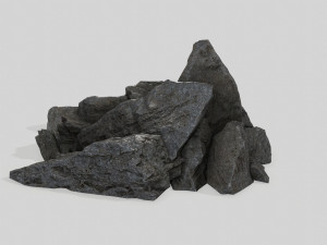 rock set 3D Модель