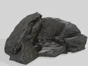 rock set 3D Модель