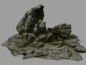 rock set Model 3D