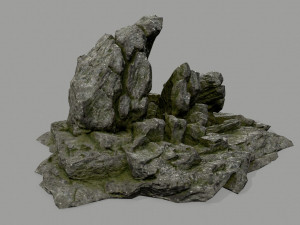 rock set Model 3D