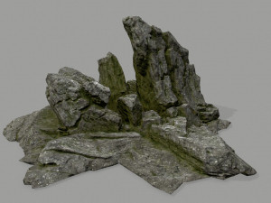 rock set Model 3D