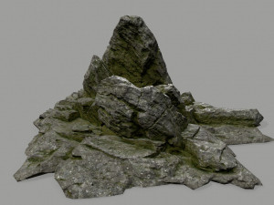 rock set Model 3D