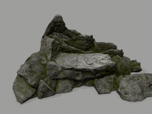 rock set Model 3D
