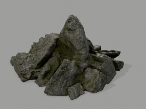 rock set Model 3D