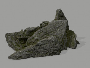 rock set Model 3D