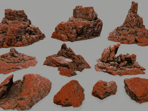 рок-сет 3D Модель