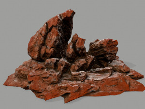 rock set 3D Model