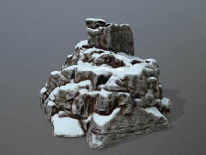 rock set Model 3D