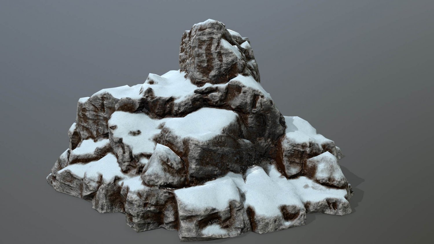 Rock set. Snow Rock. Snowy Rocks. Snow Rock isolated. Snowy Rocks with Human.