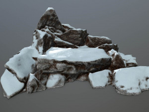 rock set Model 3D