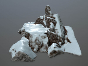 rock set Model 3D
