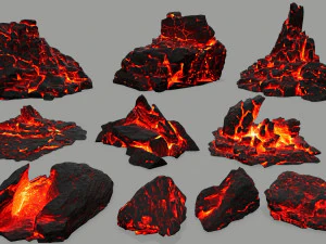 ロックセット 3Dモデル