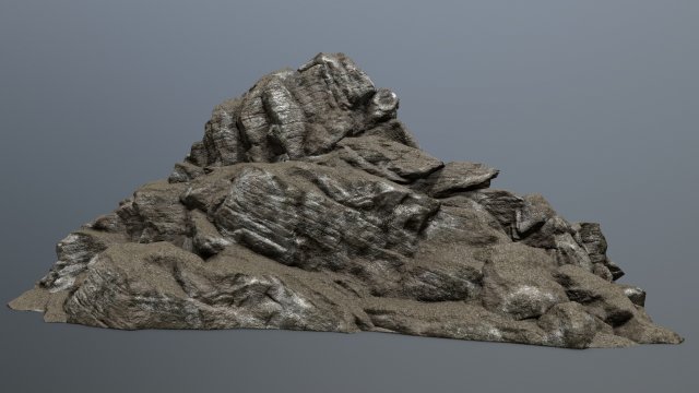 rocks 3D 模型 .c4d .max .obj .3ds .fbx .stl .blend 