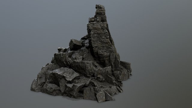 rocks 3D 模型 .c4d .max .obj .3ds .fbx .stl .blend 