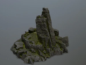rocce Modello 3D