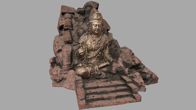 buda 1 Modelo 3D .c4d .max .obj .3ds .fbx .stl .blend 