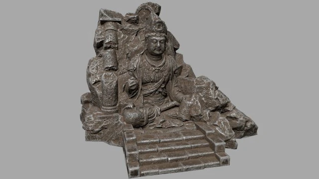 buda 3D Model .c4d .max .obj .3ds .fbx .stl .blend 