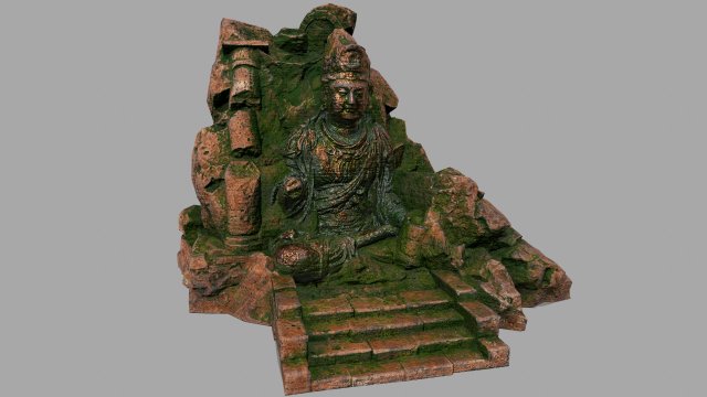 buda 1 3D-Modell .c4d .max .obj .3ds .fbx .stl .blend 