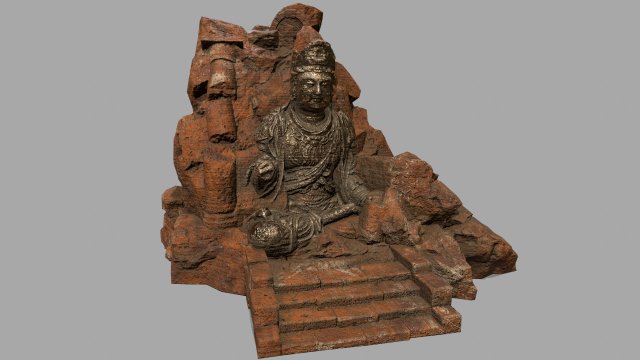 buda 1 3D Модель .c4d .max .obj .3ds .fbx .stl .blend 
