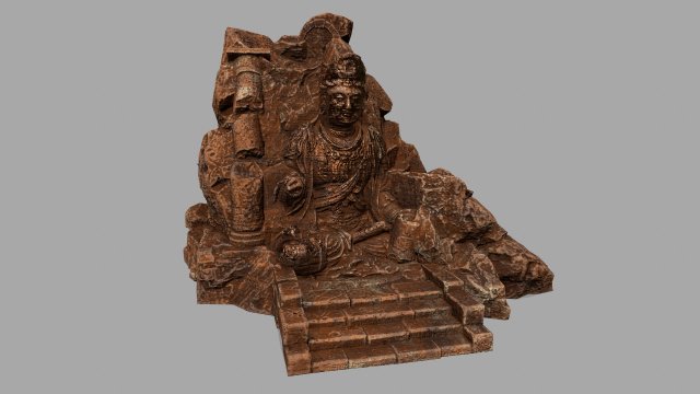 buda 1 Model 3D .c4d .max .obj .3ds .fbx .stl .blend 