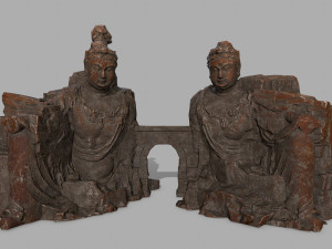 budha rock 3D Model
