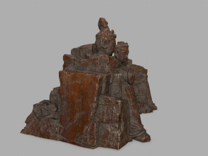 budha rock Modelo 3D