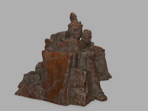 budha rock 3D Model