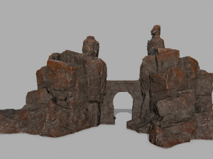 budha rock Modelo 3D