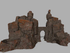 budha rock 3D Model