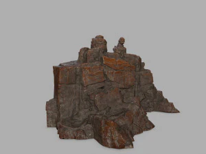 budha rock 3D Model