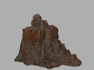 budha rock Modelo 3D