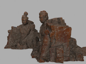 budha rock Modelo 3D