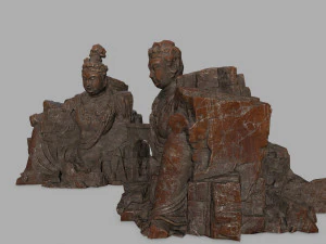 budha rock 3D Model