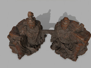 budha rock Modelo 3D