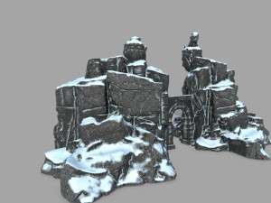 budha rock Modelo 3D