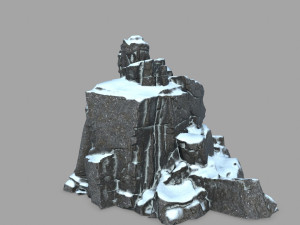 budha rock Modelo 3D