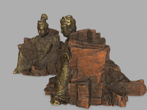 budha rock 3Dモデル
