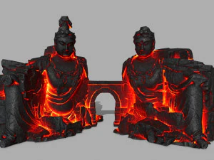 roca de buda Modelo 3D