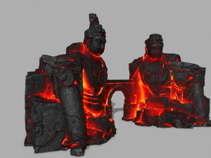 budha rock 3D Модель