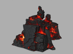 budha rock 3D Модель