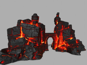 budha rock 3D Модель