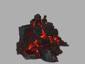 budha rock 3D Модель