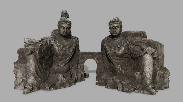 budha rocks Model 3D .c4d .max .obj .3ds .fbx .stl .blend 