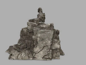 budha rocks 3D Model